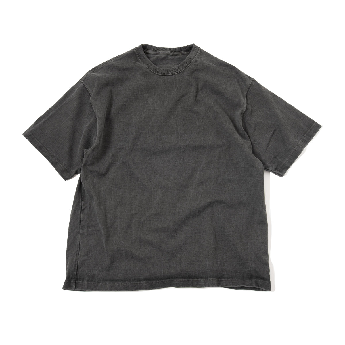 トップス KANDA BIIKI 10oz HEAVYORGANIC PRINTE TEE KANDA BIIKI /HEAVY ORGANIC TEE PIGMENT SHOULDER EMB LAUGH&SUNNYDAY