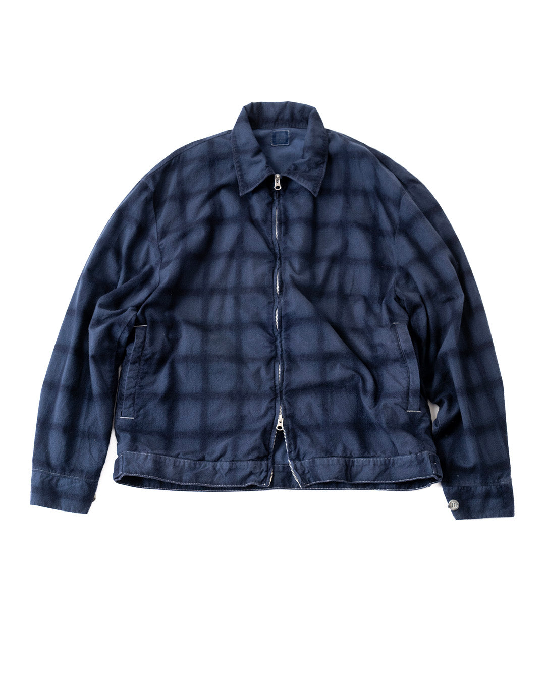 KANDA BIIKI LAPEL WORK JACKET サイズ:3 KANDA BIIKI JK0097 FLANNEL ZIP JACKET GARMENT DYED – KANDA BIIKI