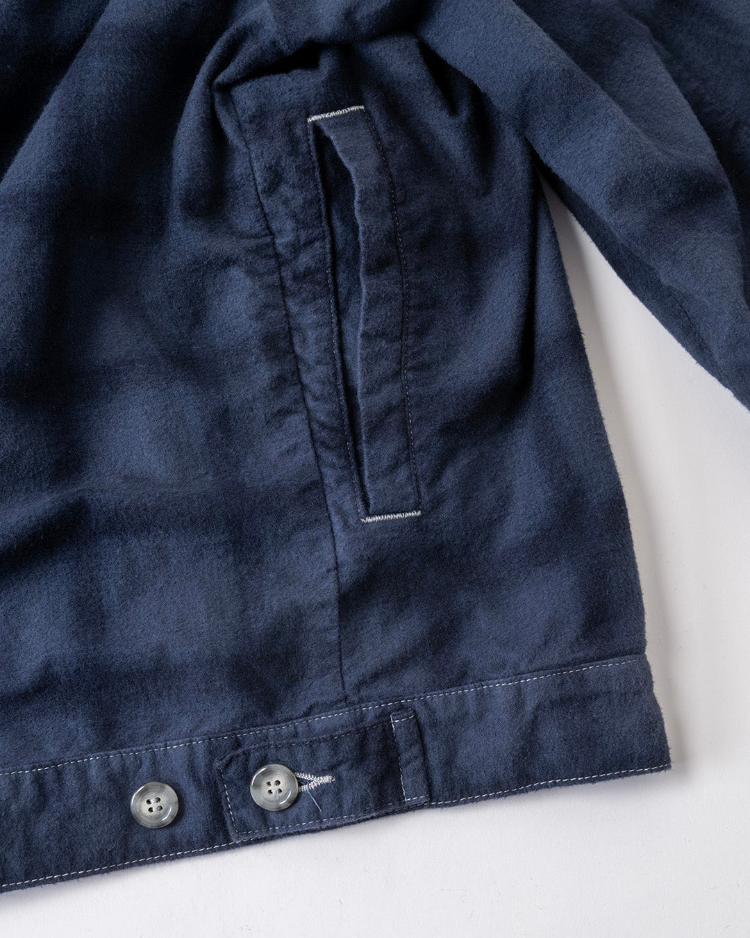 KANDA BIIKI JK0097 FLANNEL ZIP JACKET GARMENT DYED – KANDA BIIKI