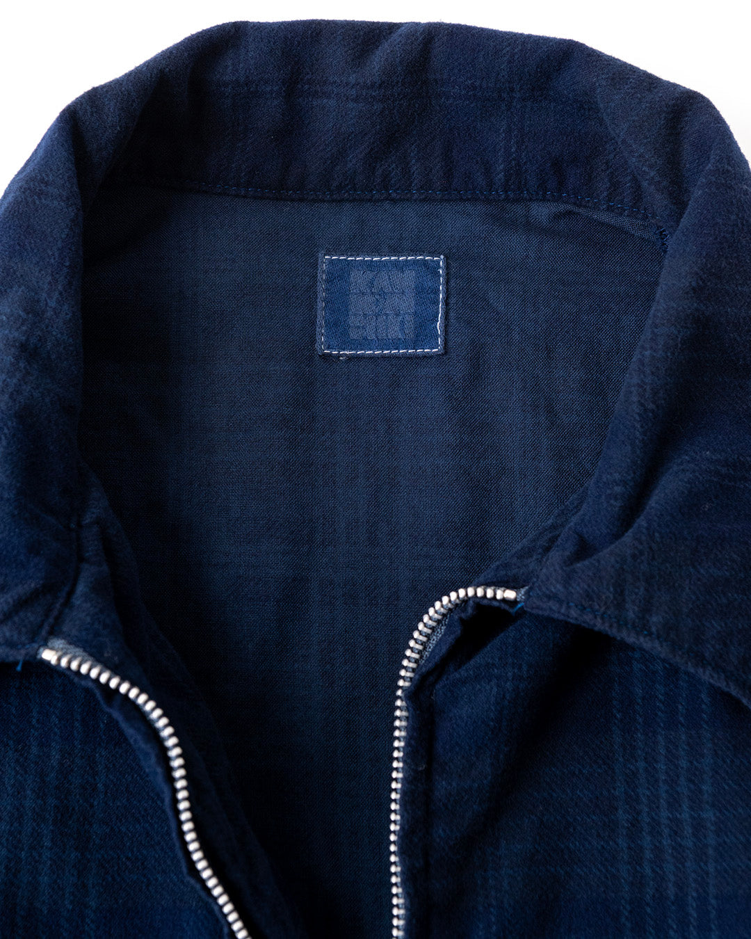 KANDA BIIKI JK0097 FLANNEL ZIP JACKET GARMENT DYED – KANDA BIIKI