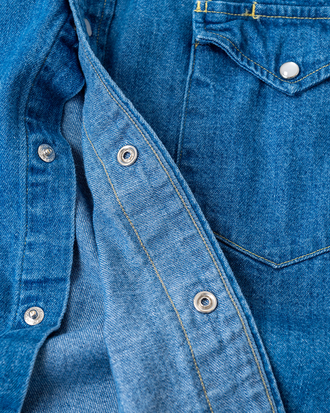 KANDA BIIKI STL0060 DENIM WESTERNSHIRT USED WASHED – KANDA BIIKI